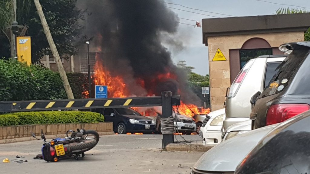 Kenya : Attaque d'un complexe hôtelier à Nairobi. Au moins 14 morts.