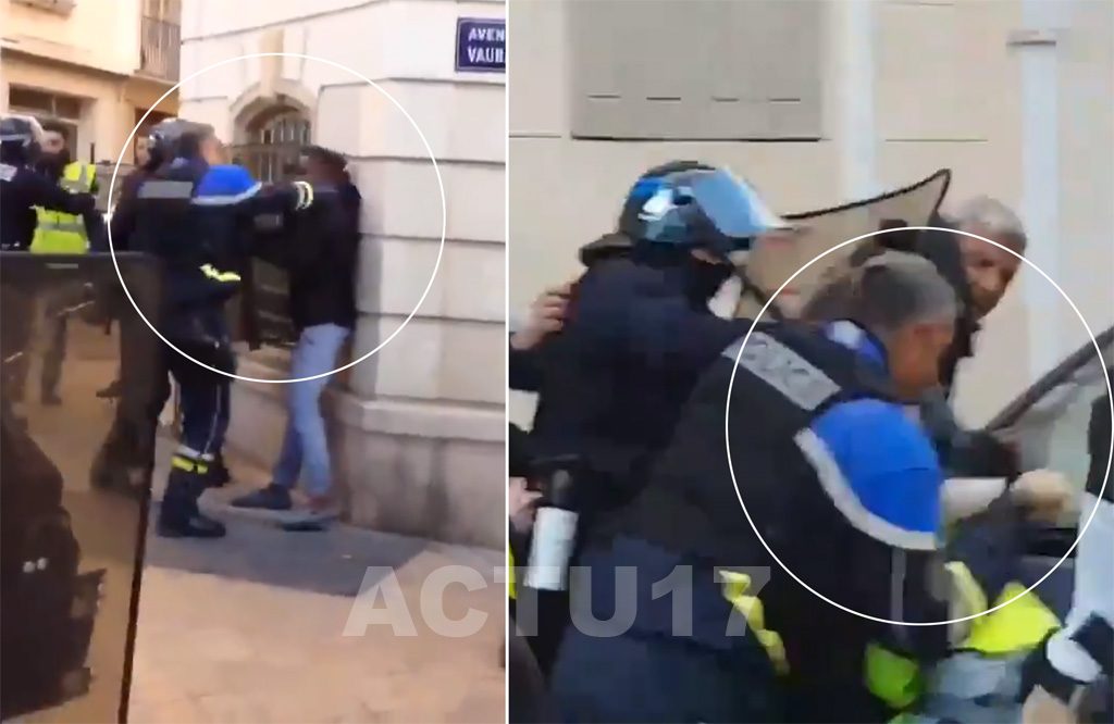 Gilets jaunes à Toulon : Le commandant de police filmé alors qu'il porte des coups à des individus s'explique.