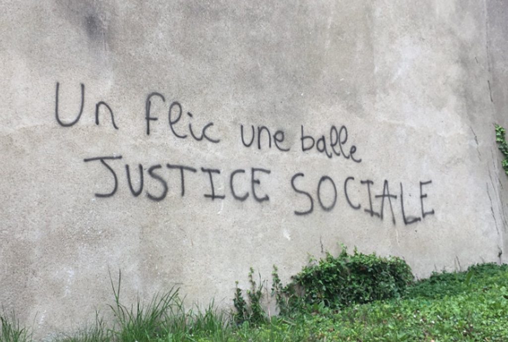 Rennes : Un tag anti-police découvert sur les murs de Sciences Po
