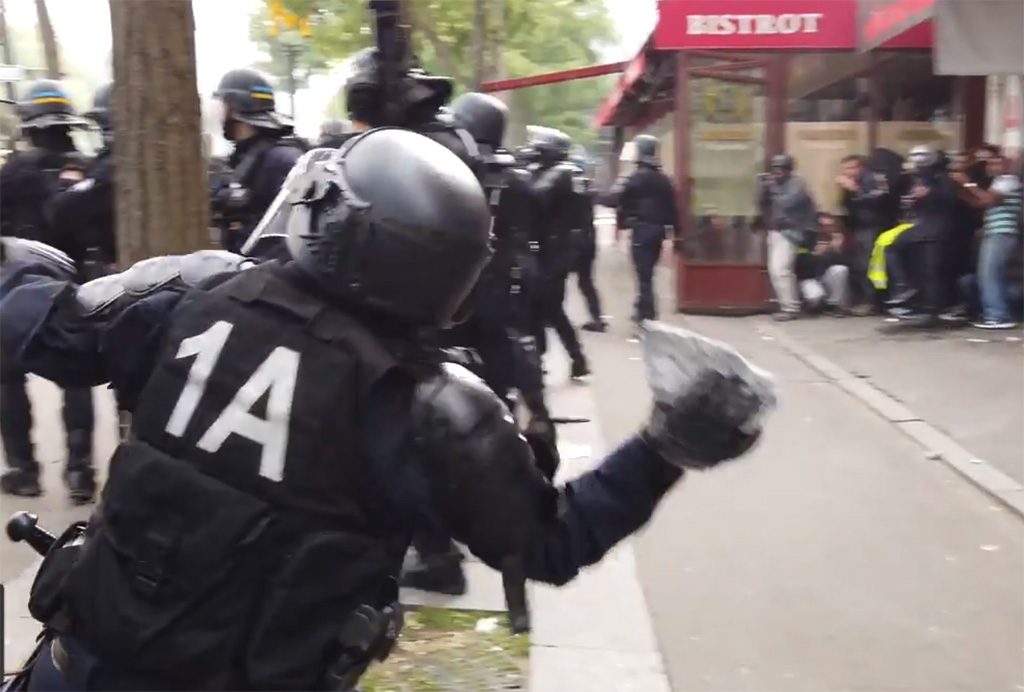 1er-Mai à Paris : L'IGPN saisie par le parquet après une vidéo montrant un CRS jeter un pavé