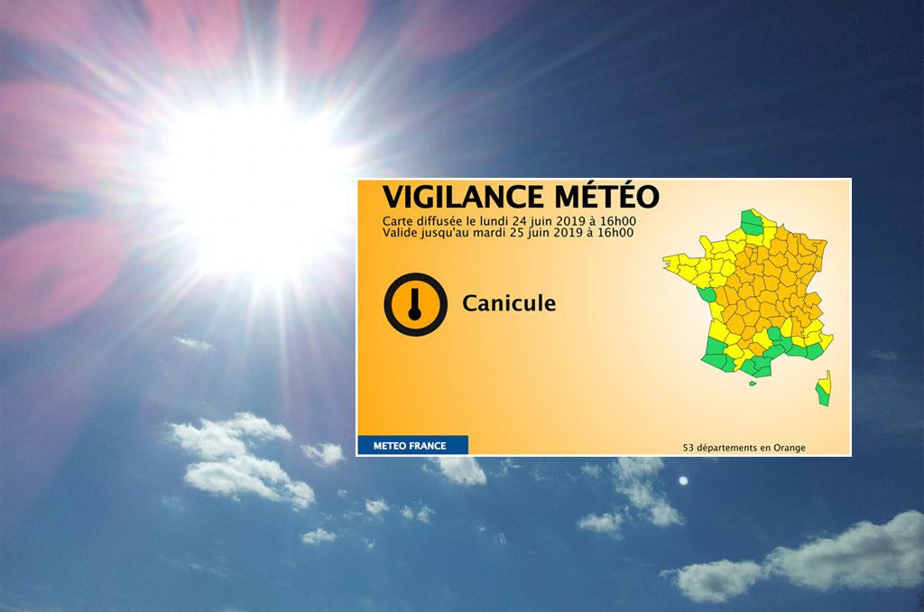 Canicule : 53 départements placés en vigilance orange par Météo-France