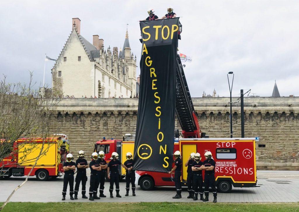 Nantes : VIDÉO. Les pompiers tirent la sonnette d’alarme «Stop aux agressions»