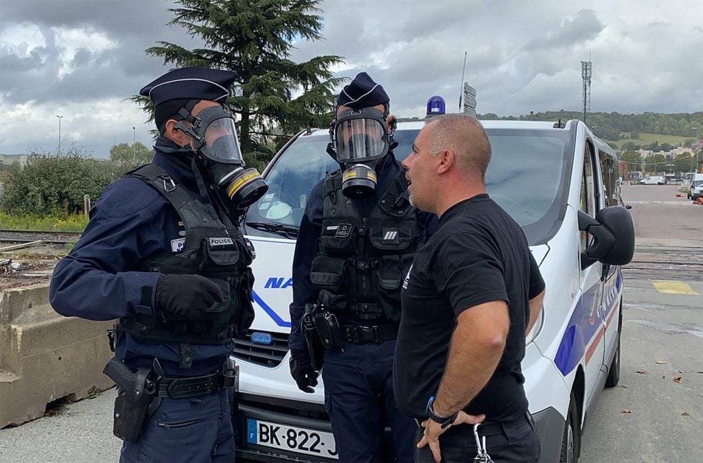 Incendie de l’usine Lubrizol à Rouen : Plusieurs policiers intervenants déposent plainte