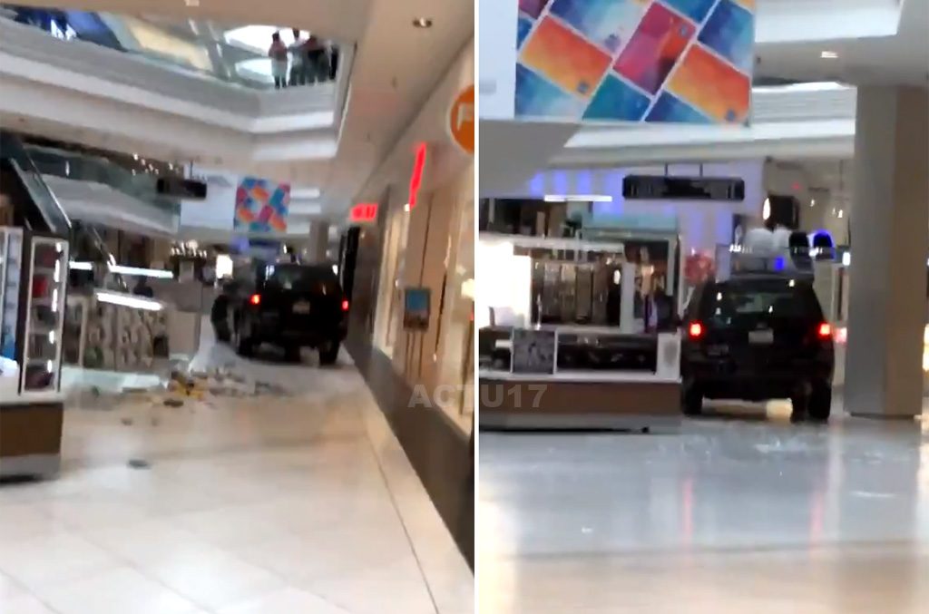 États-Unis : Le conducteur d'un SUV a délibérément foncé dans un centre commercial, près de Chicago
