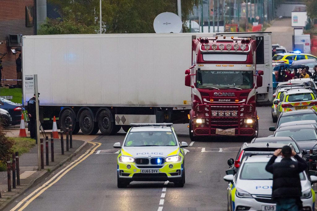 Royaume-Uni : Les 39 morts découverts dans un camion étaient des ressortissants chinois