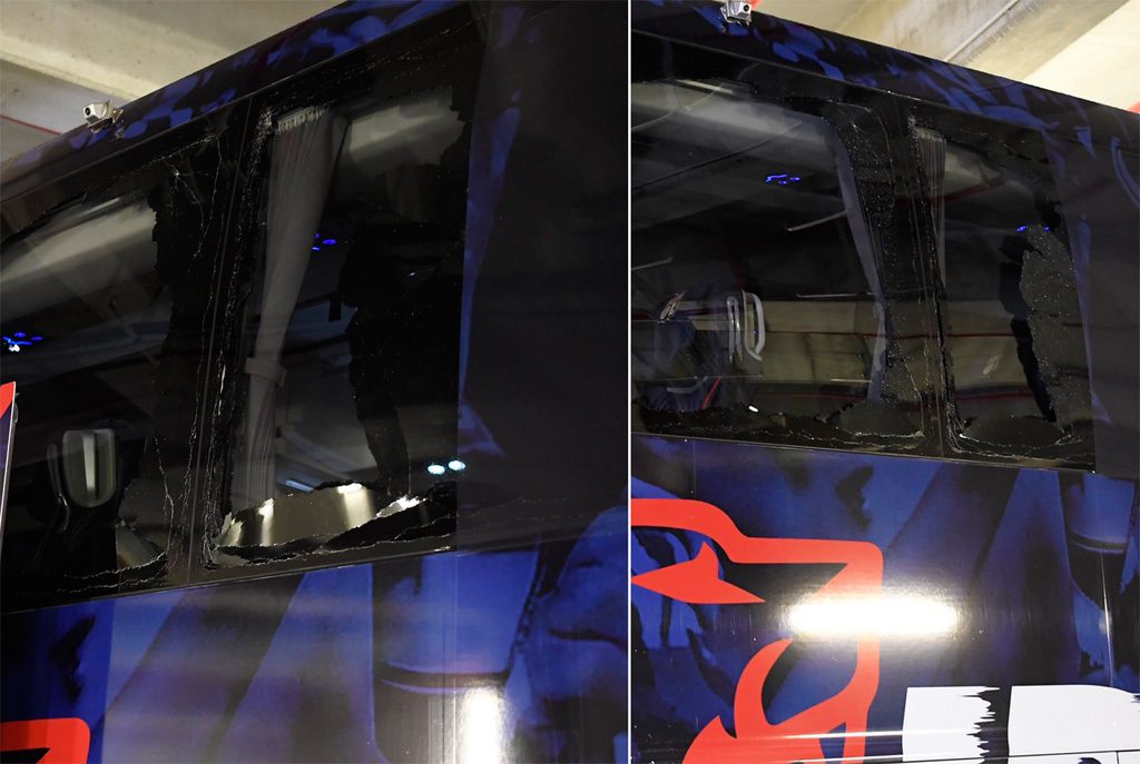 Marseille : Le bus des joueurs de l'OL visé par des projectiles peu avant le match face à l'OM