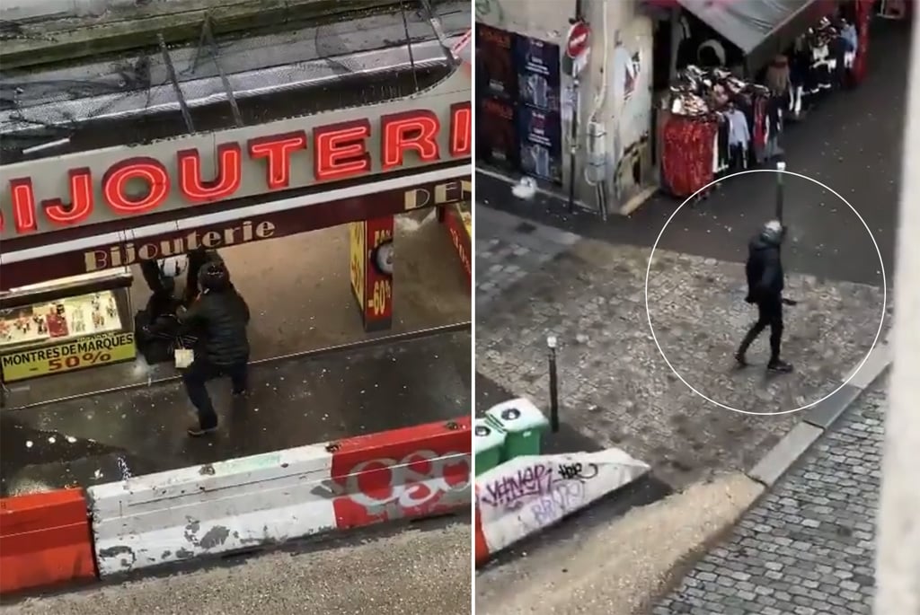 Paris : Vol à main armée dans une bijouterie par 3 individus