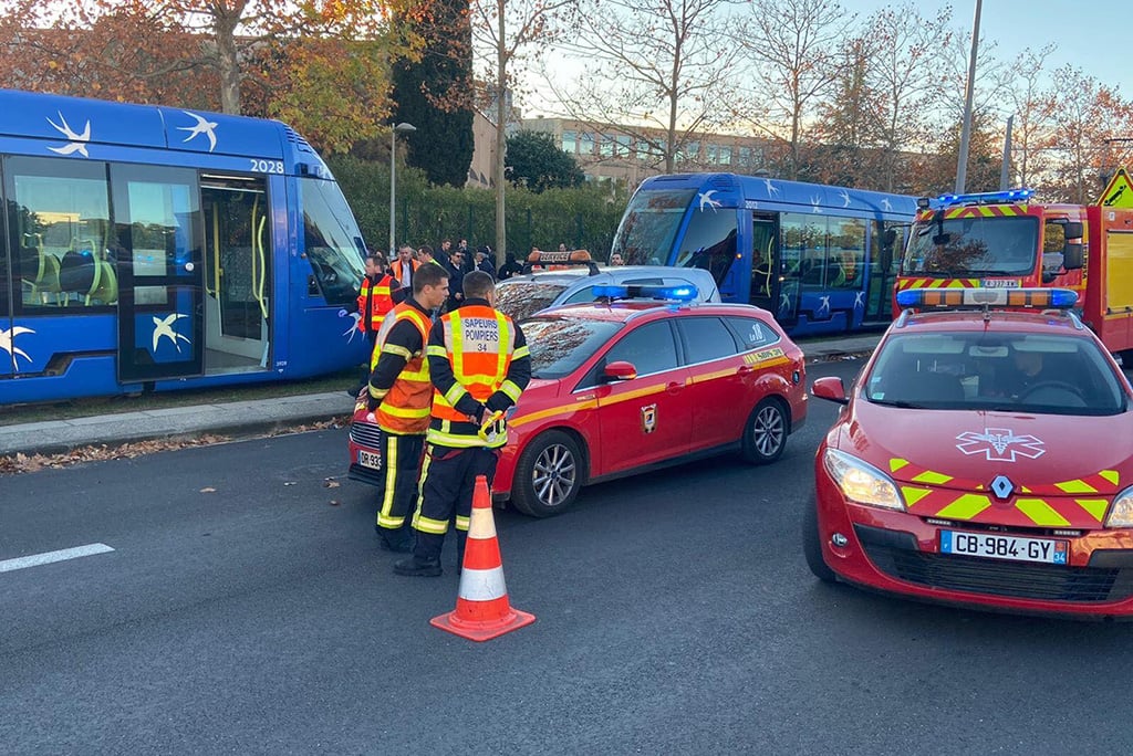 Montpellier : Au moins 41 blessés après une collision entre 2 tramways