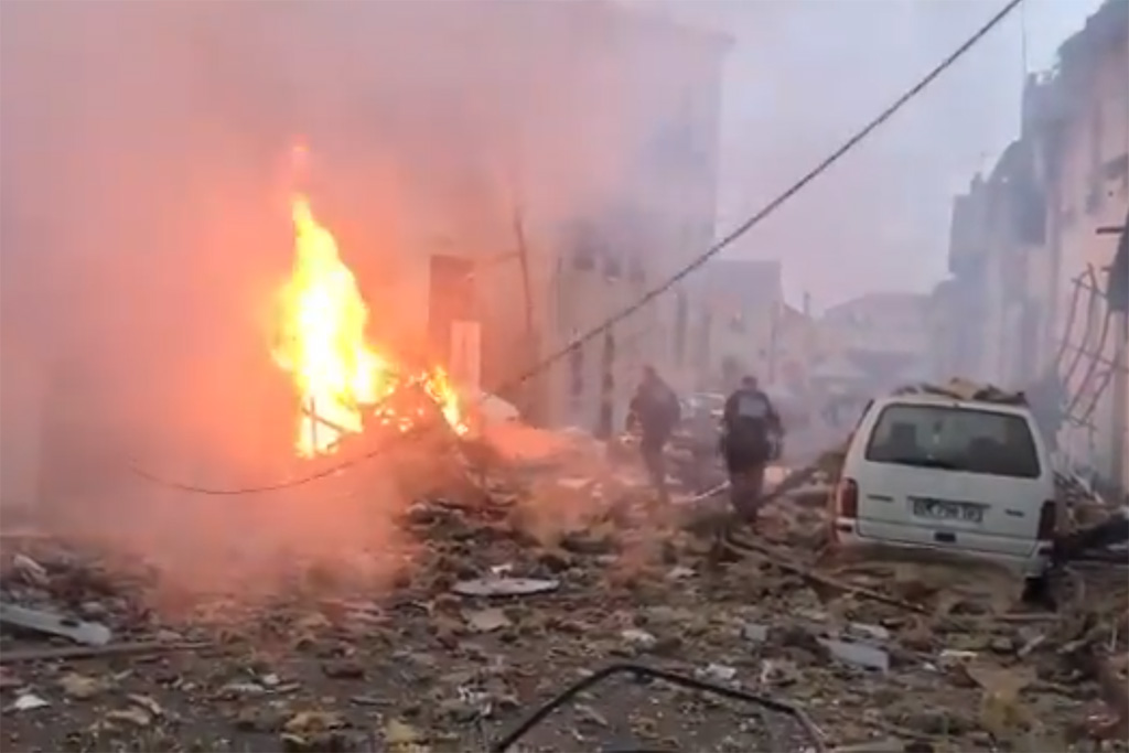 Une maison détruite par une explosion à Limoges : au moins 3 blessés dont 2 graves