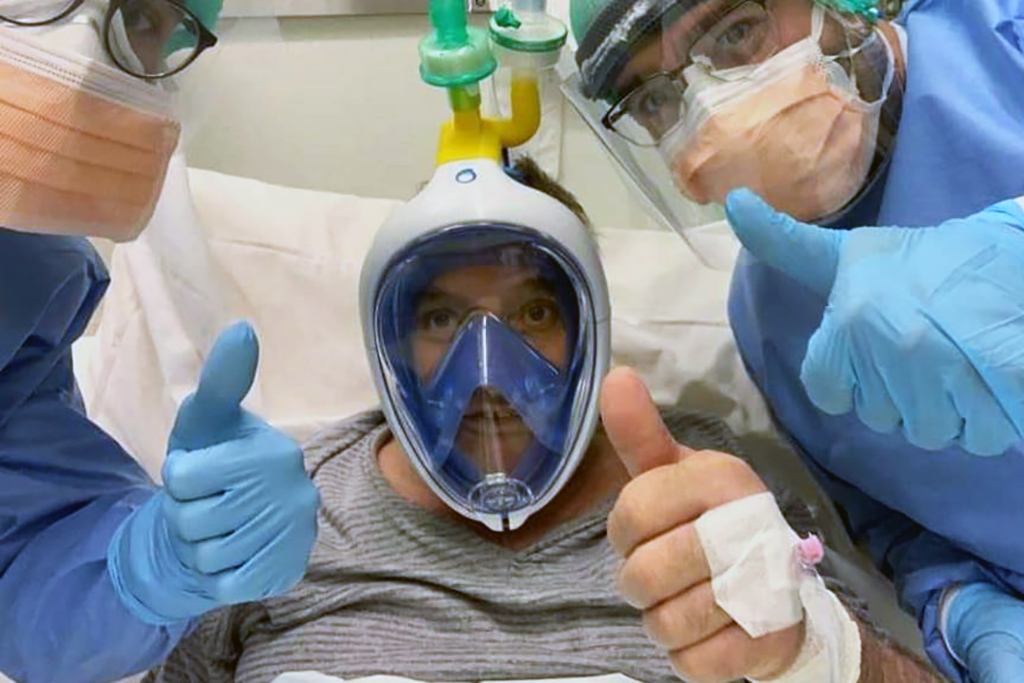 Coronavirus : Décathlon bloque la vente de son masque de plongée et en offre 30 000 aux hôpitaux