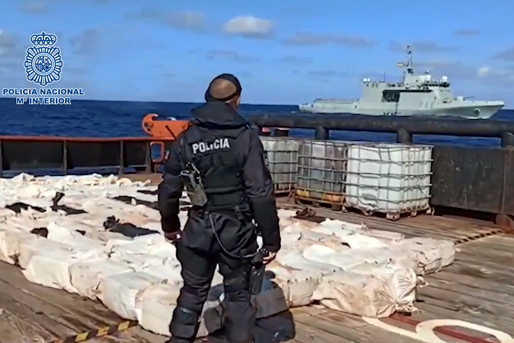 Espagne : 4 tonnes de cocaïne saisies en haute mer et 28 personnes interpellées