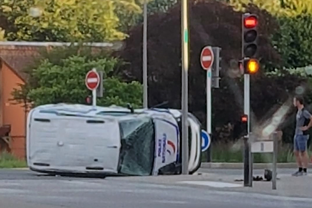Belfort : 2 policiers et une automobiliste blessés lors d'un accident durant une course-poursuite
