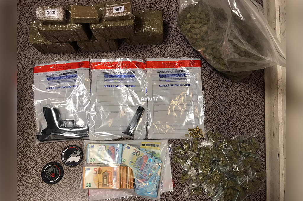 2 dealers interpellés à Saint-Ouen : 11 kg de cannabis, près de 20 000 € et une arme de poing saisis