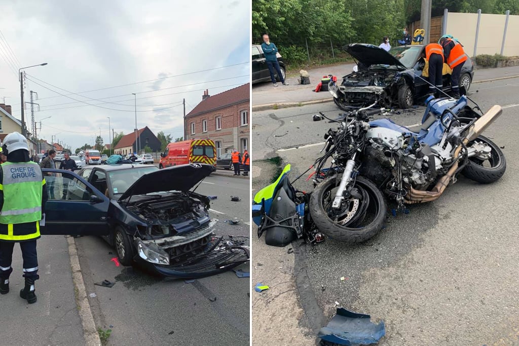 Pas-de-Calais : Un motard de la gendarmerie blessé lors d'une course-poursuite à Verquin