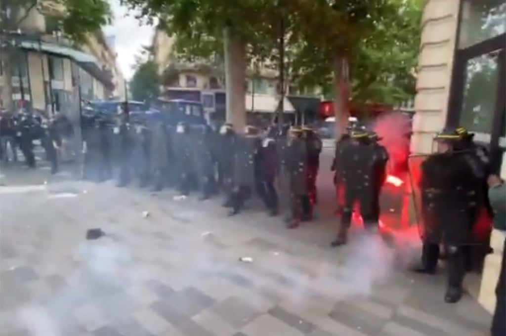 Paris : Violents incidents durant la manifestation contre les «violences policières» à l'appel des proches d'Adama Traoré