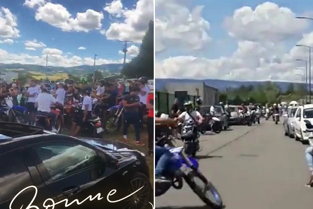 Loire : Une centaine de jeunes à moto et en voiture se lancent dans un rodéo sauvage et bloquent la circulation