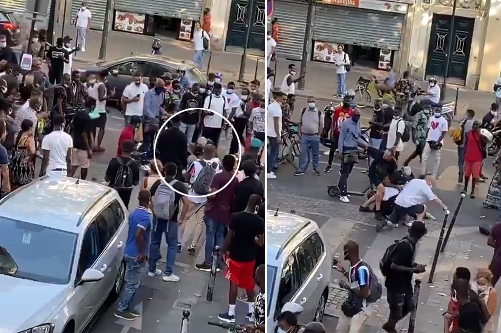 Paris : Encerclés et pris à partie lors d'une interpellation, des policiers saisissent leur arme de service