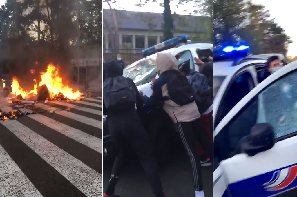 Compiègne : Violences et dégradations devant le lycée Mireille Grenet, les policiers pris pour cible