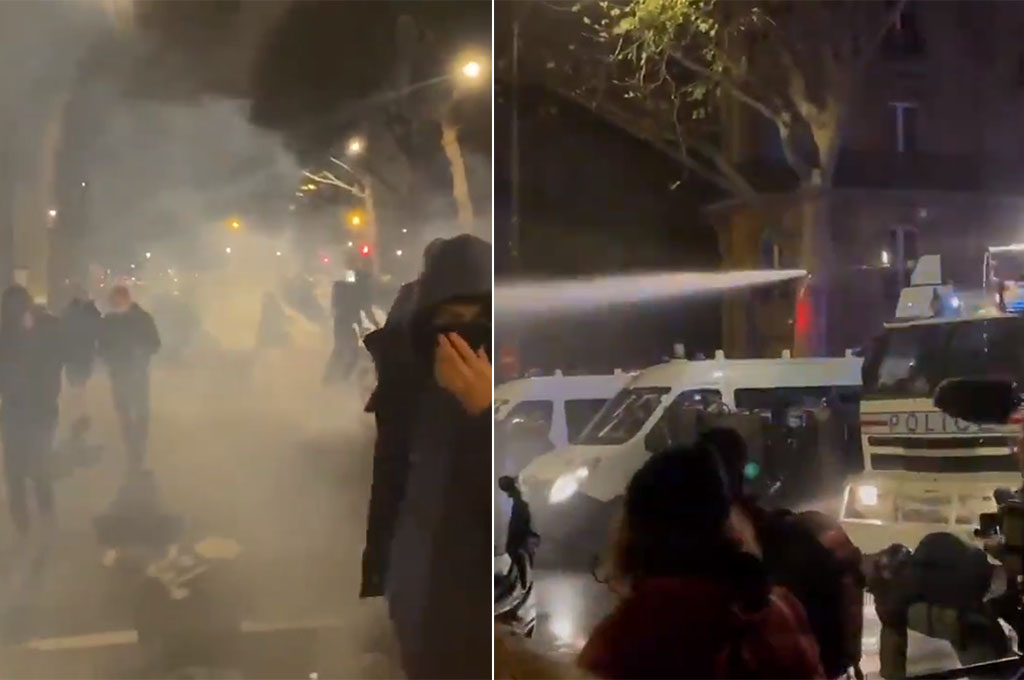 Paris : Incidents et violences durant la manifestation contre la loi «sécurité globale» près de l'Assemblée nationale