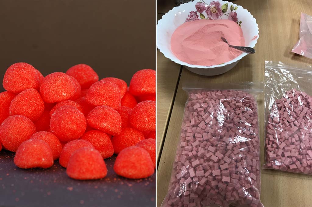 Saint-Ouen : Les 25 kg d'ecstasy étaient en fait... de la poudre de fraises Tagada