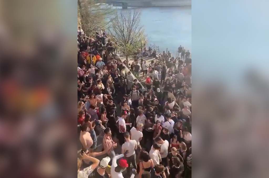 Lyon : 300 personnes réunies pour une fête sauvage sur les quais de Saône