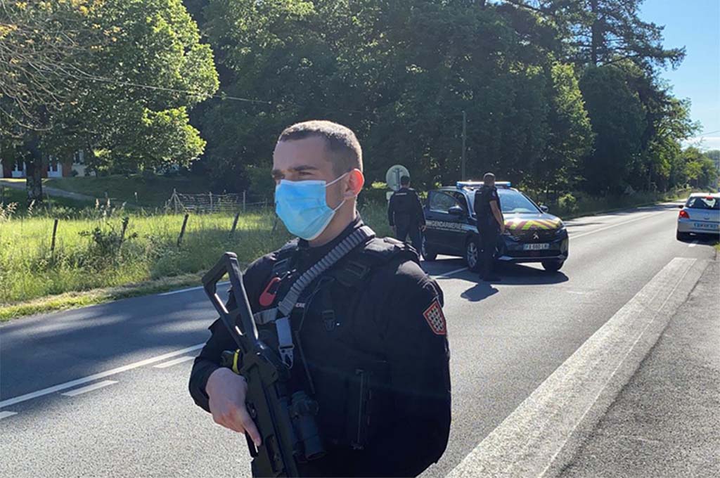 Dordogne : Vaste opération de recherches pour retrouver un homme qui a tiré sur les gendarmes