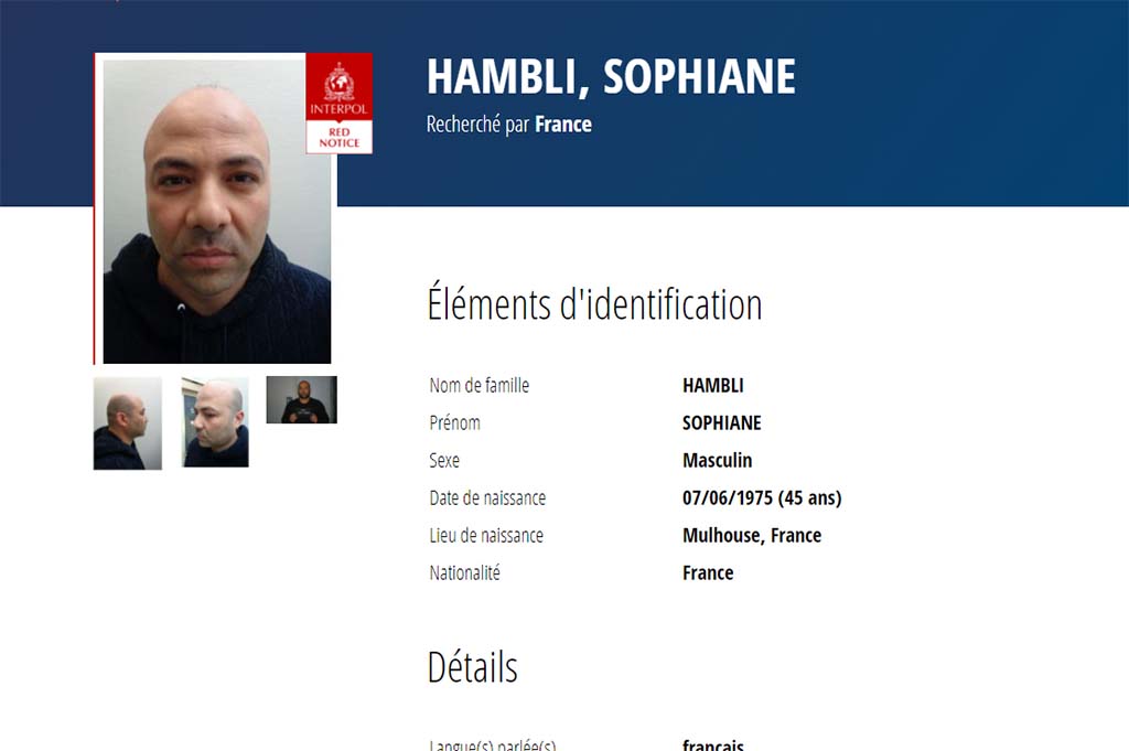 Interpellé en novembre puis laissé libre, le trafiquant Sofiane Hambli activement recherché