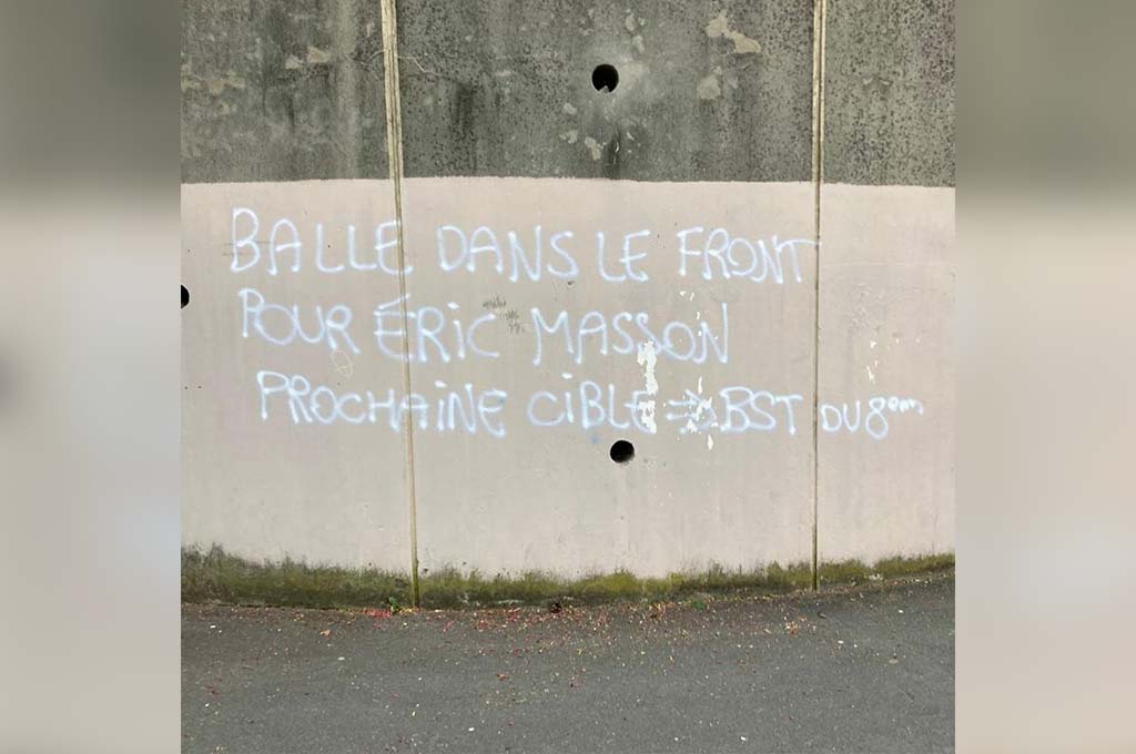 Lyon : Un tag évoquant Éric Masson et menaçant de mort les policiers découvert dans le 8e arrondissement
