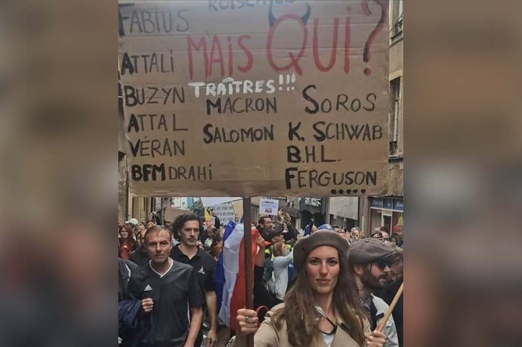 Pancarte antisémite dans une manif anti-pass à Metz : le parquet ouvre une enquête