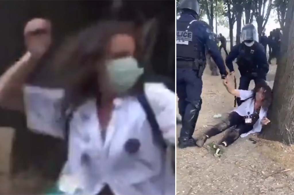 1000 euros avec sursis pour l'infirmière qui avait jeté des pierres sur les policiers à Paris
