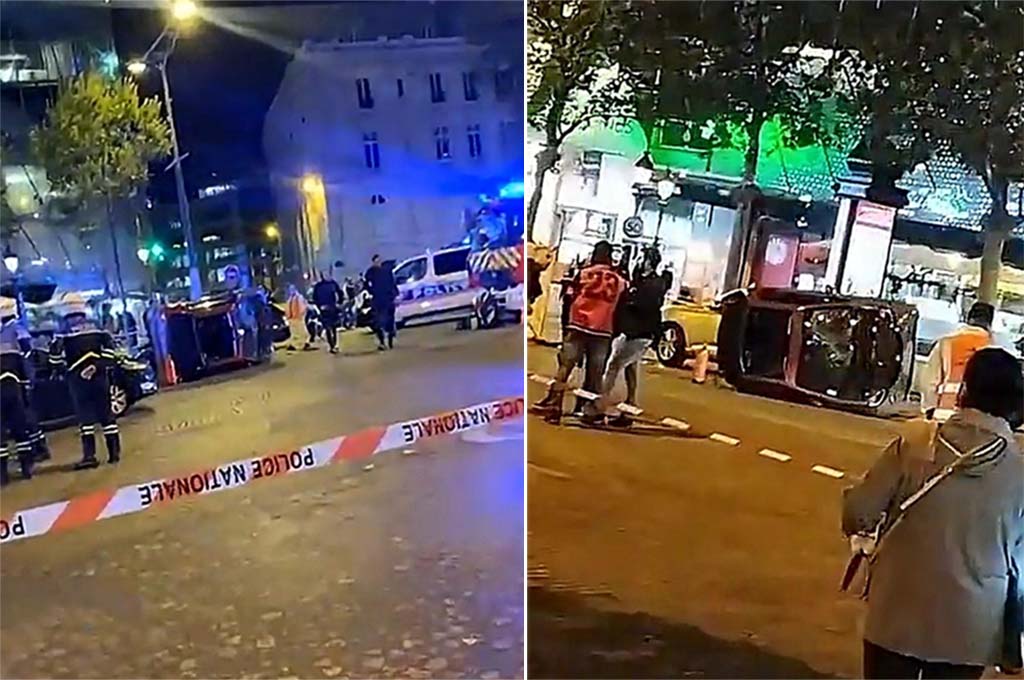 Paris : Une automobiliste percute des piétons sur les Champs-Élysées, trois blessés graves