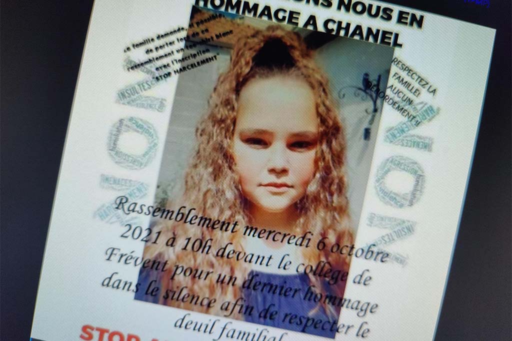 Pas-de-Calais : Victime de harcèlement scolaire, Chanel, 12 ans, s'est suicidée à Frévent