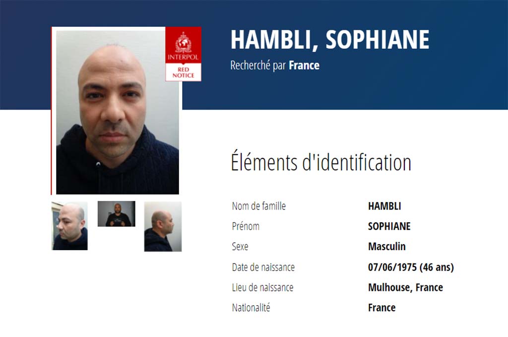 Le baron de la drogue Sophiane Hambli blessé et arrêté au Maroc