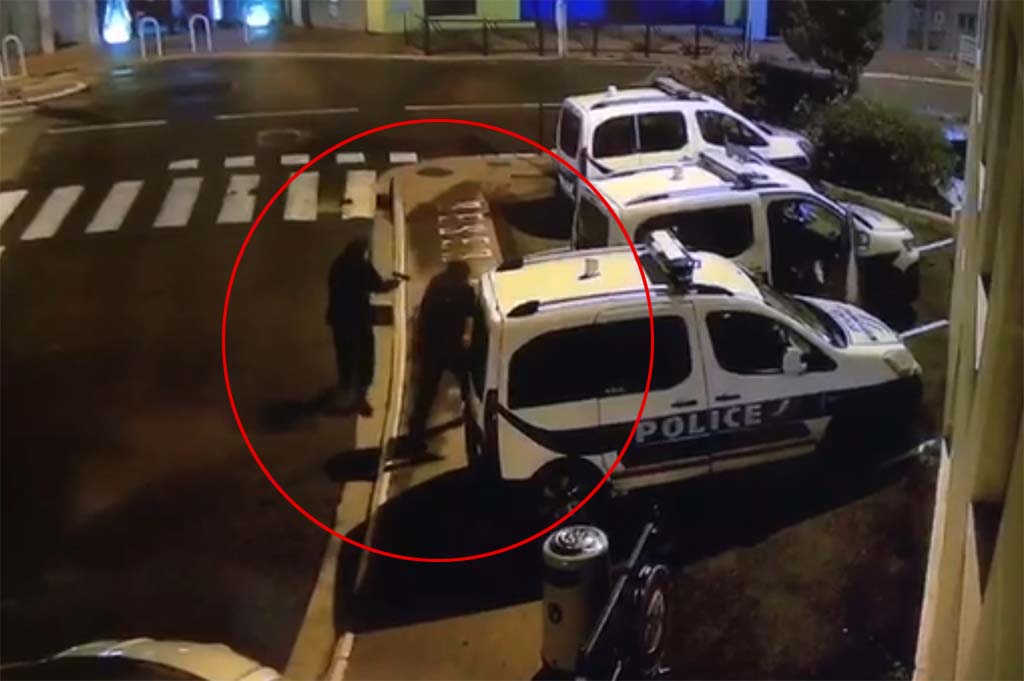 Policiers attaqués au couteau à Cannes : les images de l'agression