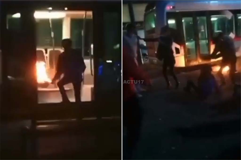 Vaulx-en-Velin : Un homme tente d'incendier un bus, il est roué de coups par des témoins