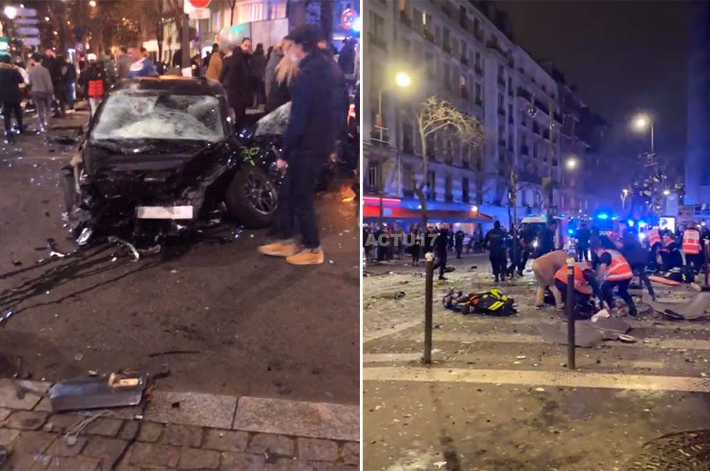 Grave accident de la route à Paris : au moins neuf blessés dont cinq dans un état grave