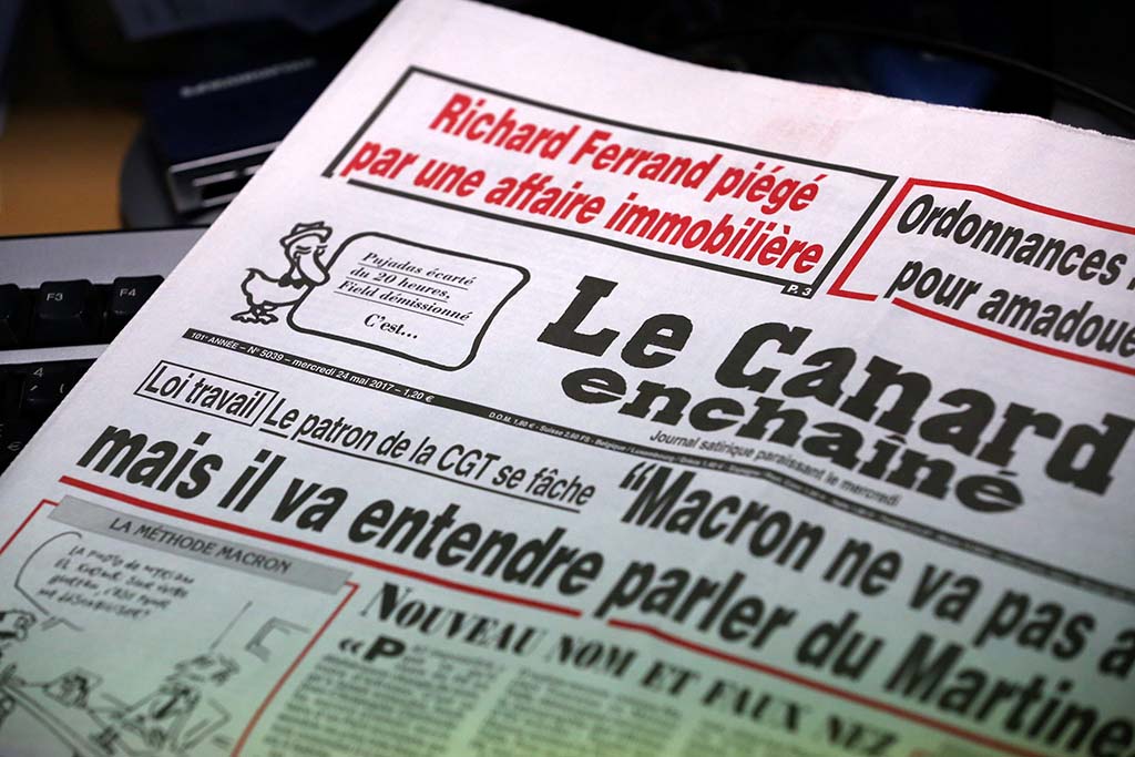 Paris : Il dépose un dossier au «Canard Enchaîné» et se suicide d'une balle dans la tête