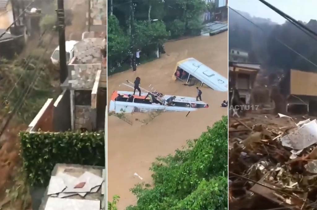 Brésil : Au moins 110 morts dans les inondations catastrophiques de Petrópolis