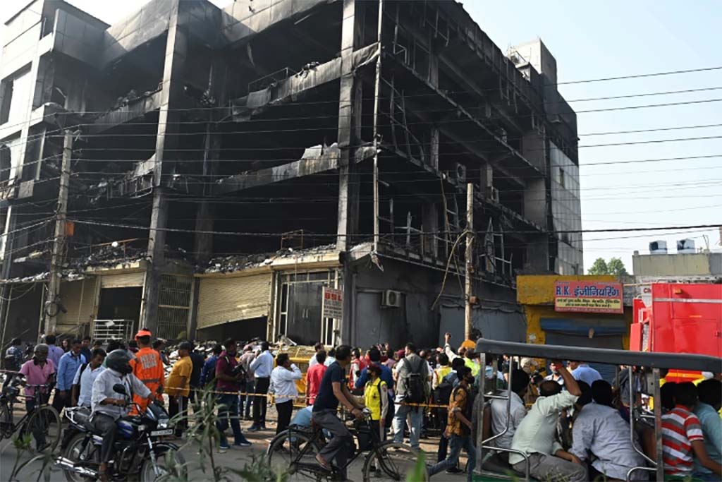 Inde : Au moins 27 morts dans un incendie à New Delhi