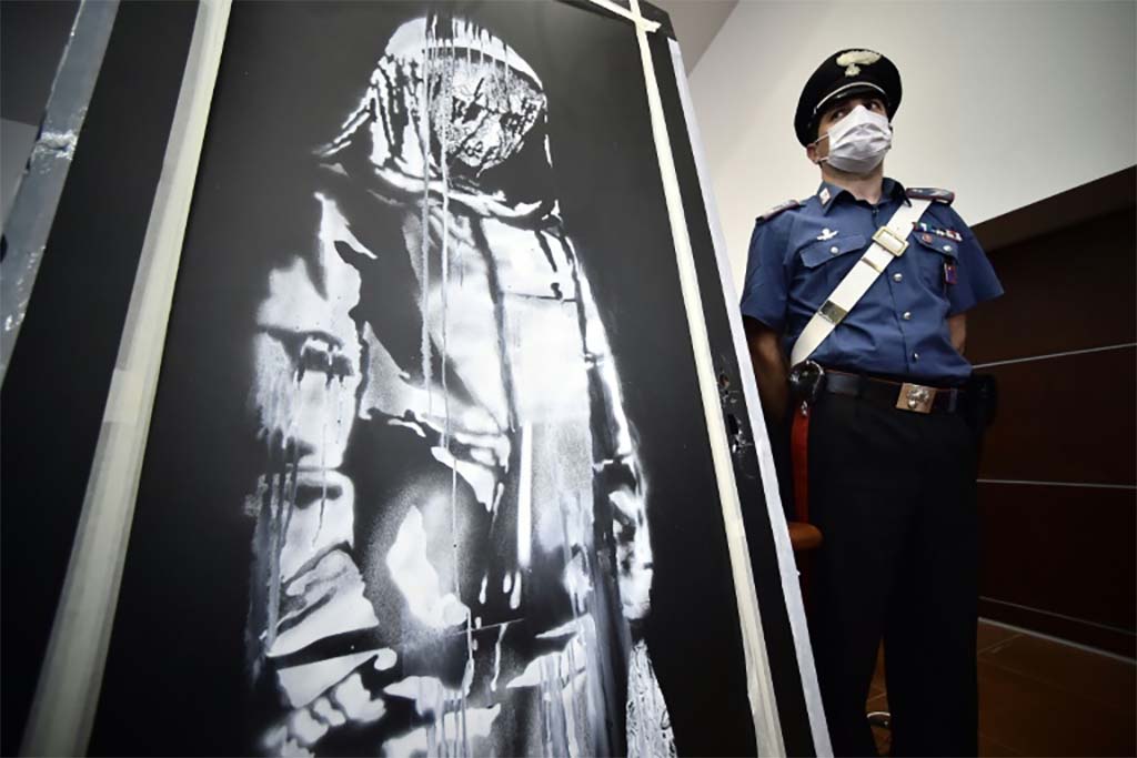 Œuvre de Banksy volée au Bataclan : huit hommes jugés à partir de mercredi à Paris