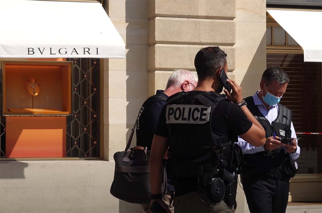 Braquage de la bijouterie Bulgari à Paris : deux nouveaux suspects mis en examen et écroués