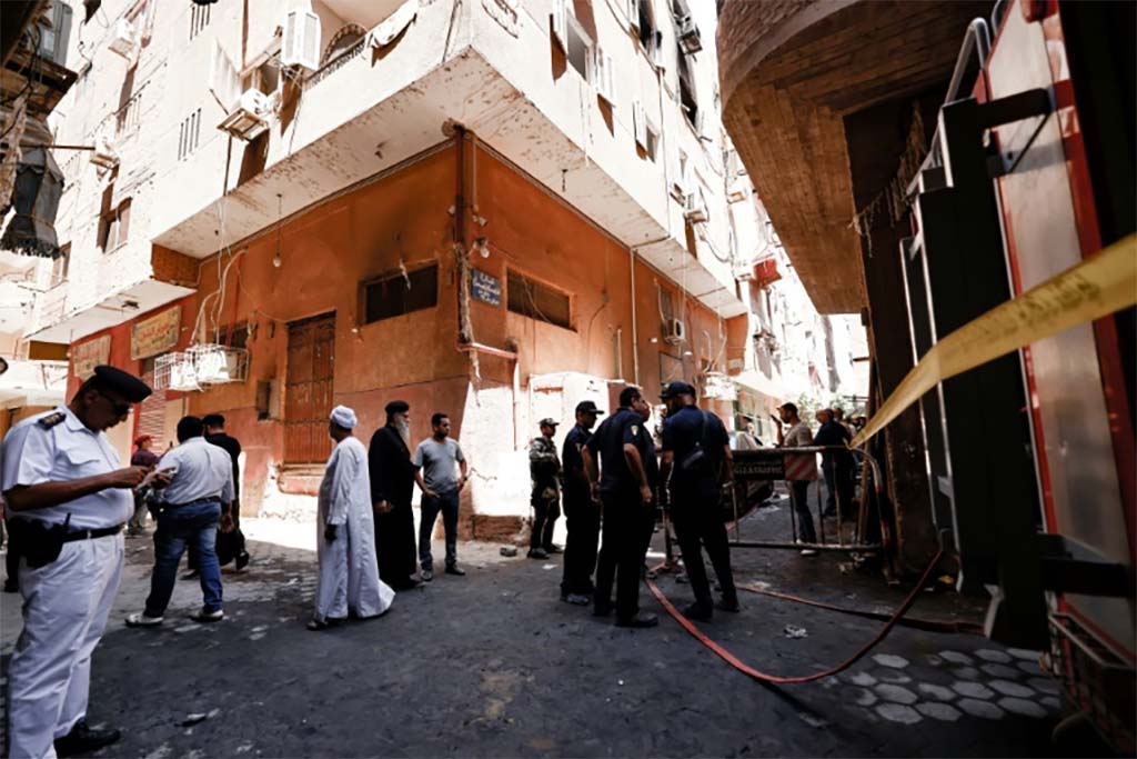 Égypte : Un incendie accidentel dans une église du Caire fait 41 morts