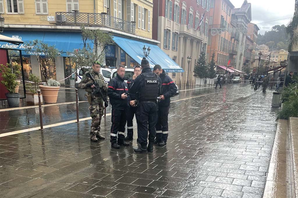 Nice : Un homme armé d'une machette et d'un couteau neutralisé par balle par la police