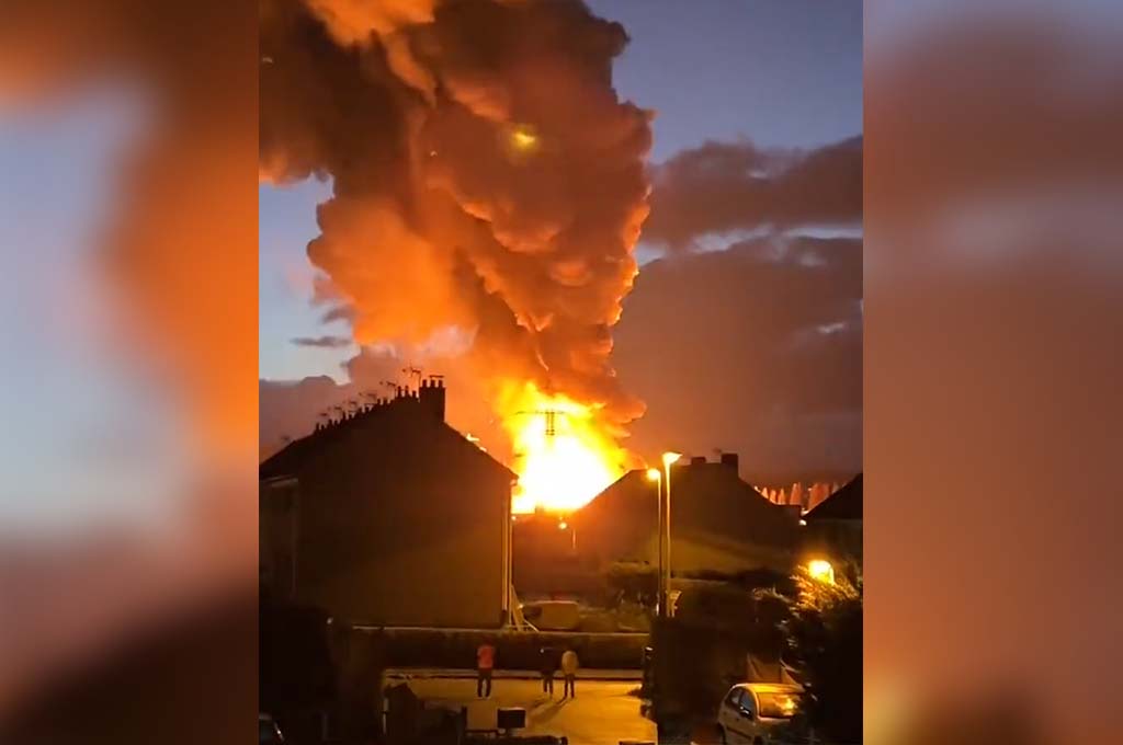 Seine-Maritime : L'incendie chez Bolloré Logistics circonscrit, pas de risques selon le préfet
