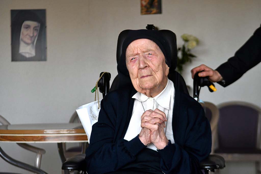 La doyenne de l'humanité, la Française sœur André, est décédée à 118 ans