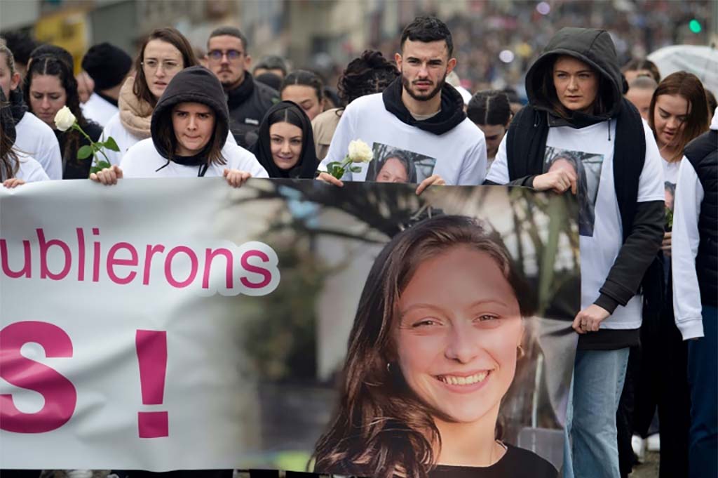 «Nous ne t'oublierons jamais» : 6000 personnes réunies à Brest pour rendre hommage à Héléna Cluyou