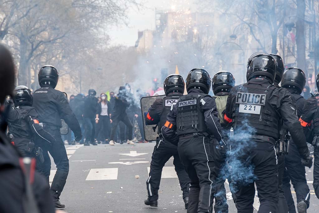 Manifestations contre la réforme des retraites : 11 000 policiers et gendarmes mobilisés en France