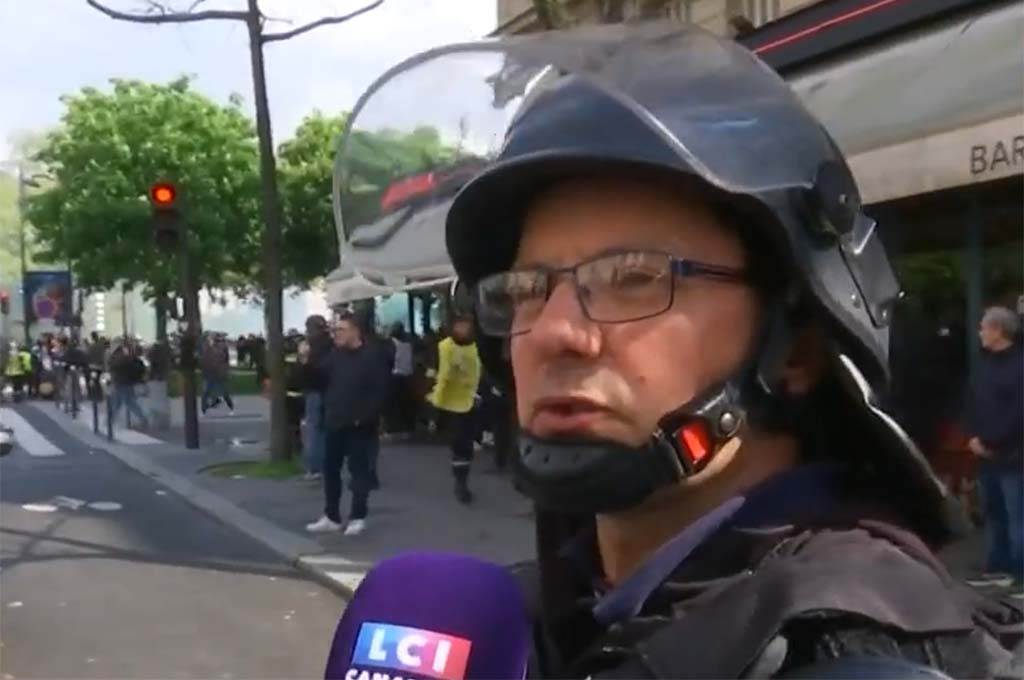 «J'ai eu peur, c'est très violent» : un sénateur raconte son 1er-Mai en tant qu'observateur avec les policiers à Paris