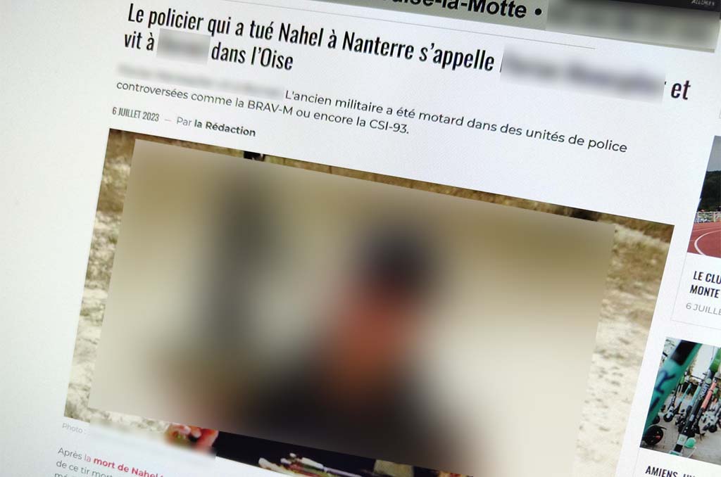 Adolescent tué à Nanterre : un média publie l'identité et la ville du policier, Darmanin saisit le procureur