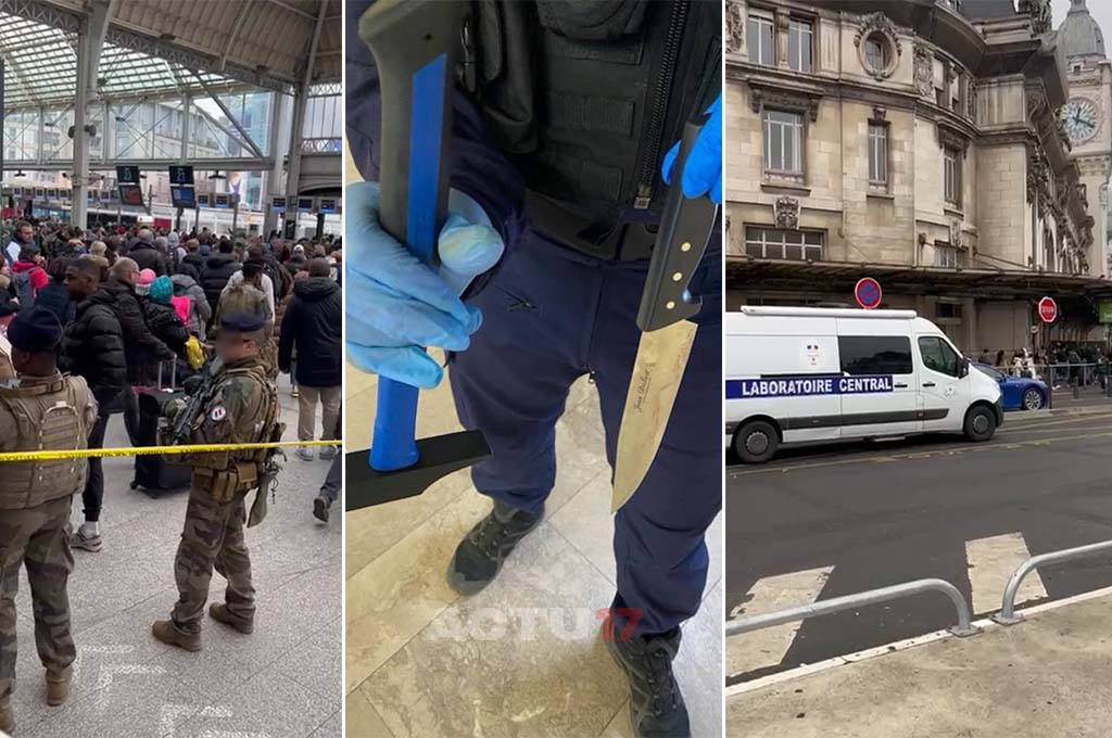 Attaque gare de Lyon : ce que l'on sait du profil de l'agresseur qui a blessé trois personnes